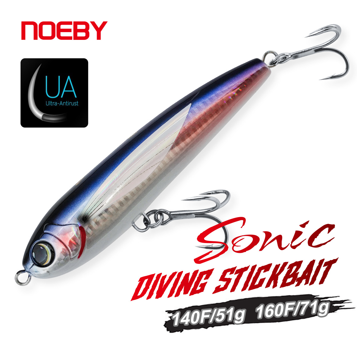 Fishing Lure Buzzbait - Señuelo de Pesca NOEBY Diving Stickbait,