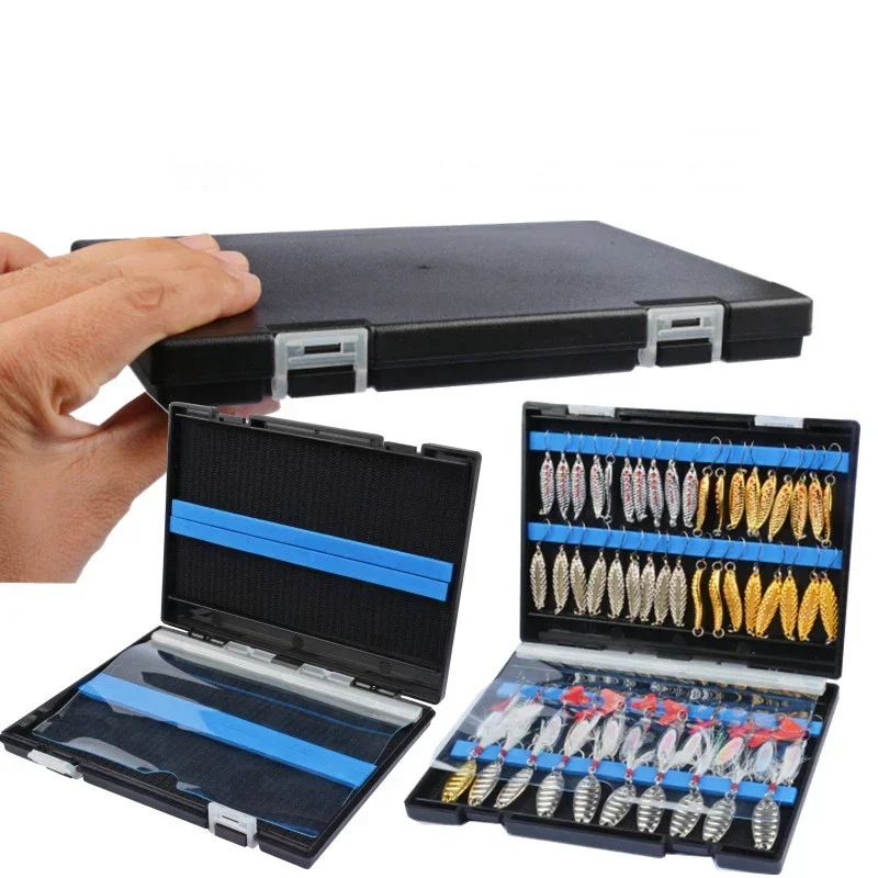 Fishing Lure Spoon - Caja de pesca portátil de doble