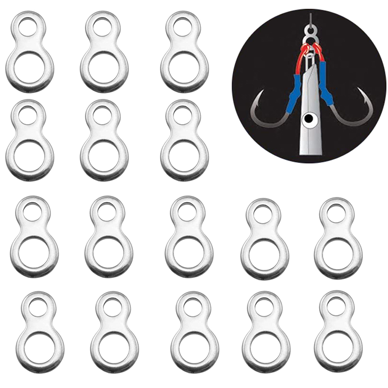 Anillo sólido de pesca de acer - Fishing Lure Accessories reseña y precio