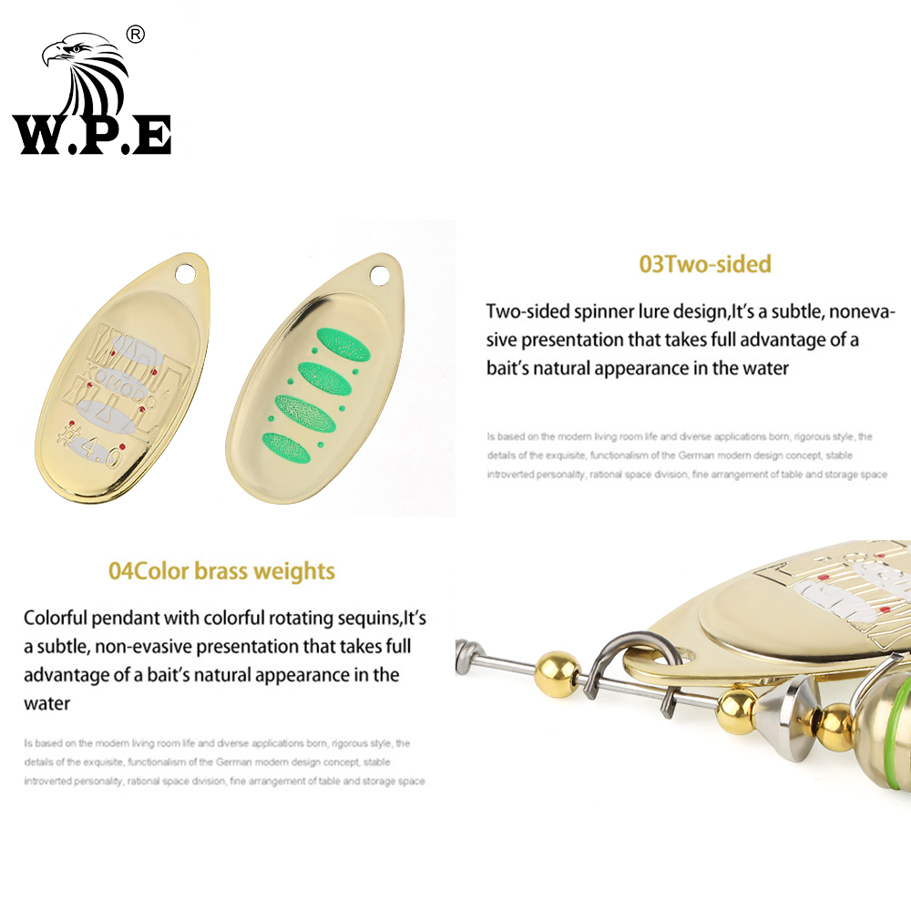 W.P.E-señuelo giratorio KOMODO - Fishing Lure Spoon reseña y precio