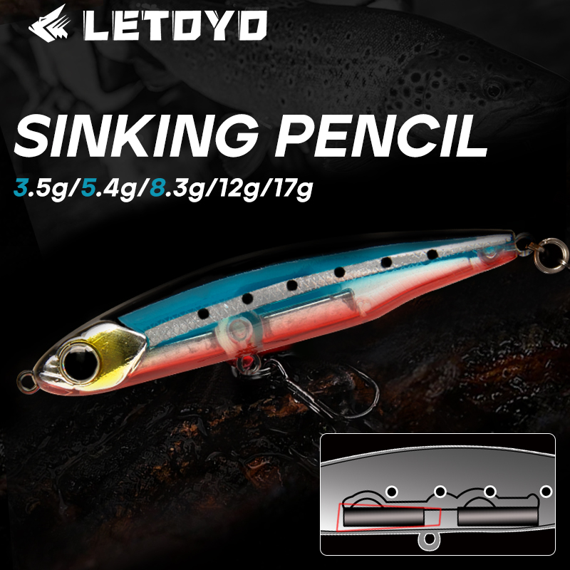 LETOYO-lápiz que se hunde, 17g - Fishing Lure Spinnerbait reseña y precio